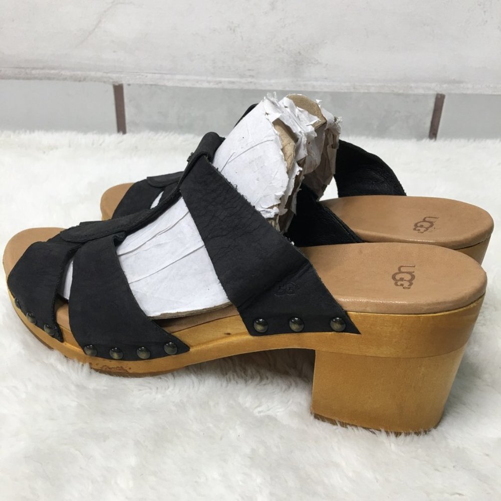 UGG 1013220 Women's Black Jennie T-Strap Slide Sandals Size 10 - Picture 9 of 16